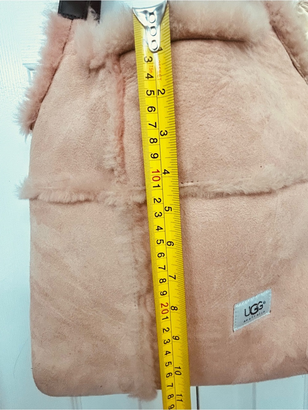 UGG Pink Shearling Shoulder Bag - Picture 6 of 16